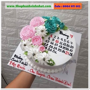 Bánh Sinh Nhật Cuốn Lịch - CL137